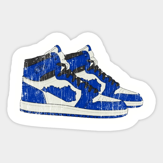 Kentucky 80's Retro Sneakers Sticker by KentuckyYall